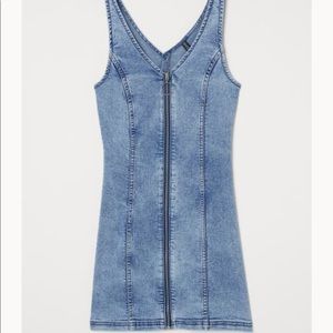 H&M denim bodycon dress